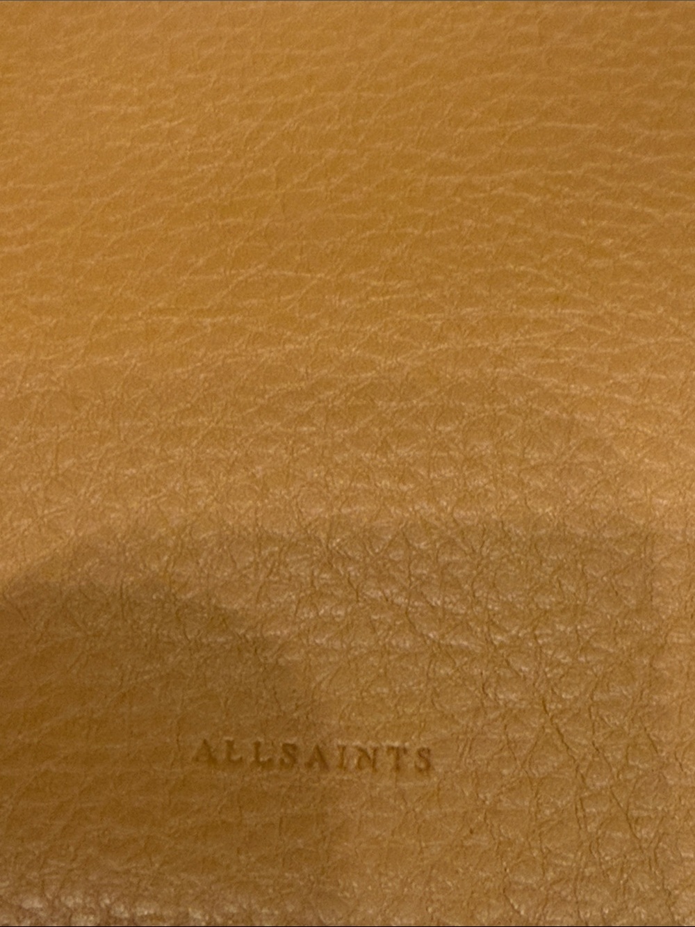 All Saints Tan Crescent Crossbody Bag - Picture 11 of 11